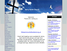 Tablet Screenshot of barryparish.org.uk
